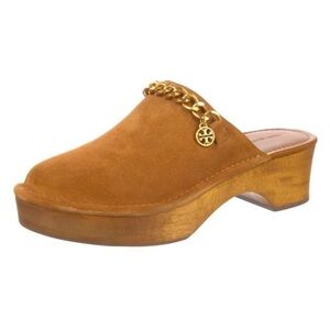 Tory Burch / Mini Benton Suede Clog In Rhum Suede /Size 6 / Only worn once